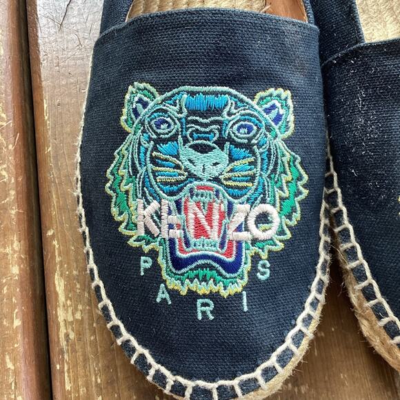 Kenzo White and Blue Espadrilles - Picture 3 of 6